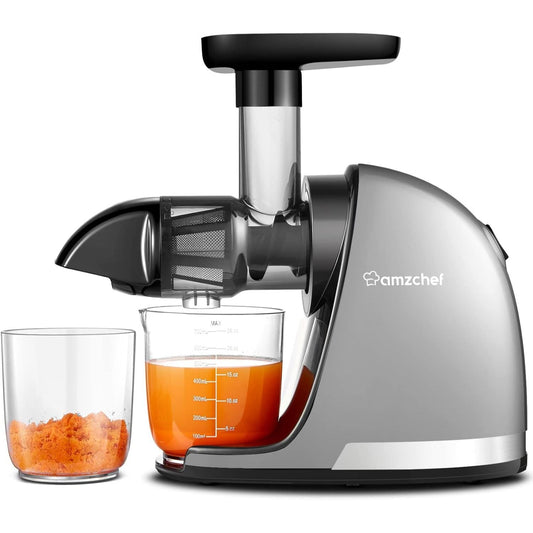 Wyciskarka wolnoobrotowa Kenwood JMP600SI w eleganckim srebrnym kolorze – idealny wybór dla miłośników zdrowego stylu życia
