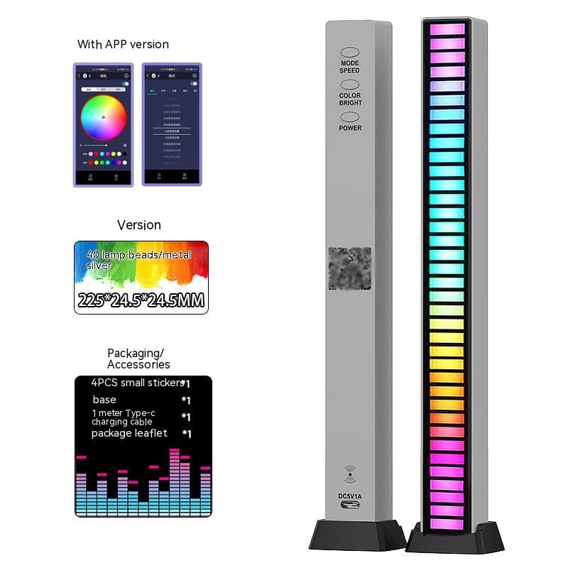 16 lub 32 paski świetlne LED RGB do nastrojowego oświetlenia i muzyki Cuisine Pratique Polska