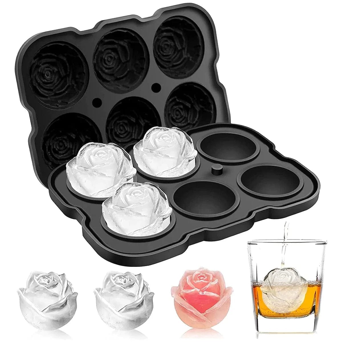 6 Foremka do lodu w kształcie róży Cuisine Pratique Polska