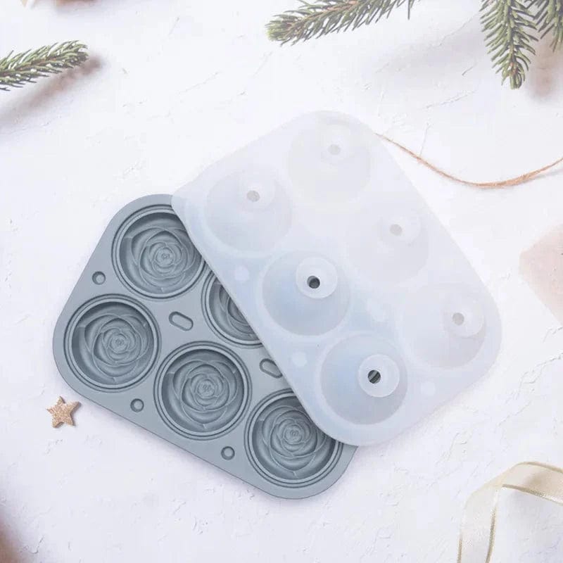 6 Foremka do lodu w kształcie róży Szary Cuisine Pratique Polska