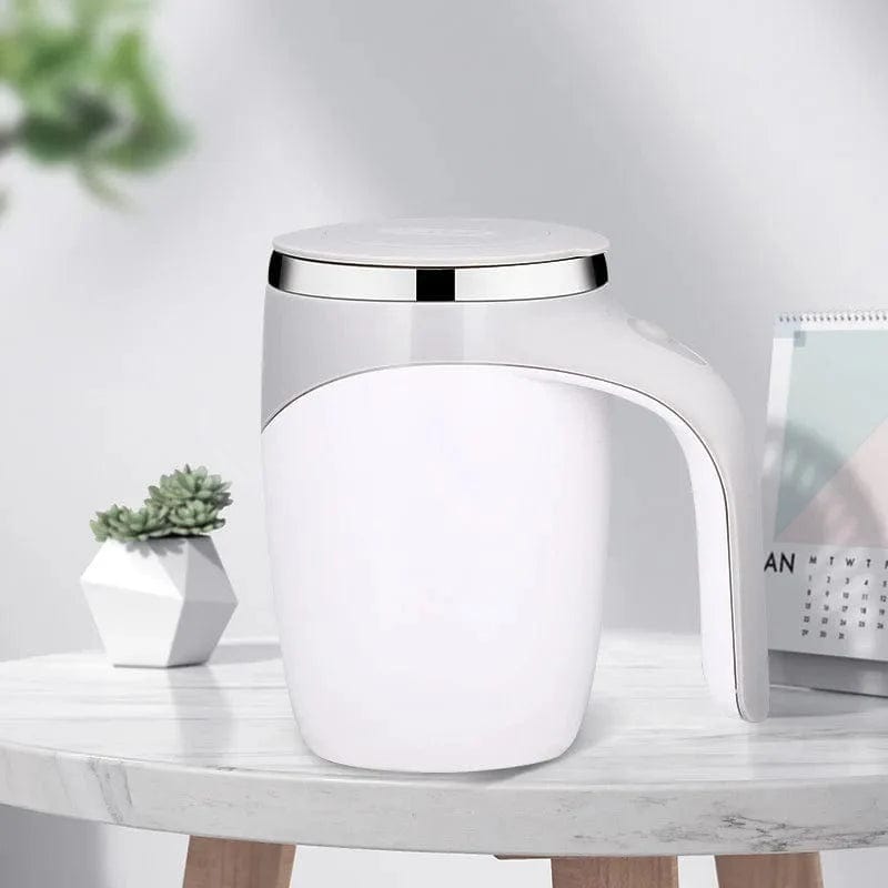 Automatyczny kubek do kawy ze stali nierdzewnej do wielokrotnego napełniania 301-400 ml / Perłowa biel Cuisine Pratique Polska