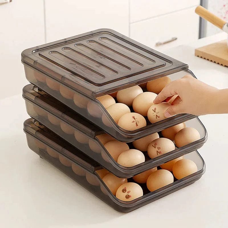 Automatyczny wielowarstwowy pojemnik na jajka do lodówki - organizer kuchenny Cuisine Pratique Polska