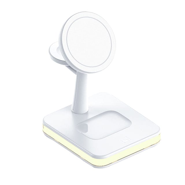 Bezprzewodowa ładowarka Apple MadDock: ładowanie 4 urządzeń jednocześnie! (Lepsza niż MagSafe) Biały / USB Cuisine Pratique Polska