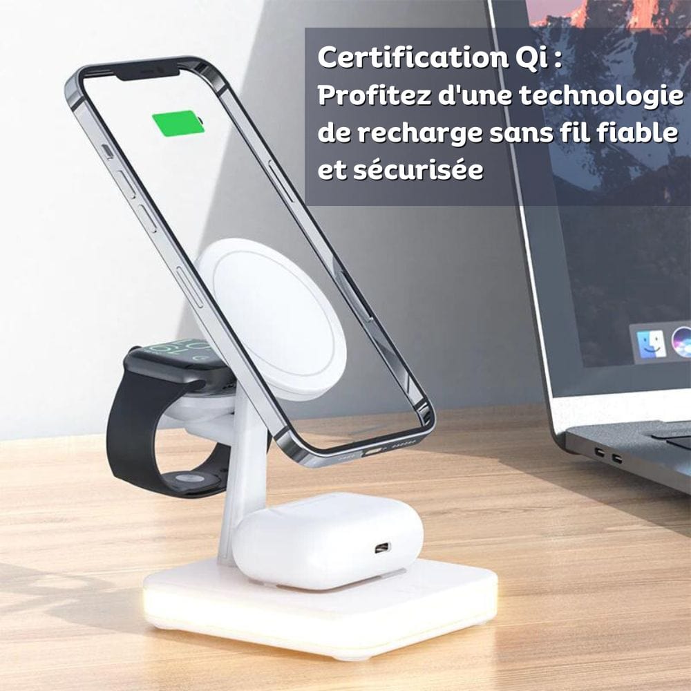 Bezprzewodowa ładowarka Apple MadDock: ładowanie 4 urządzeń jednocześnie! (Lepsza niż MagSafe) Cuisine Pratique Polska