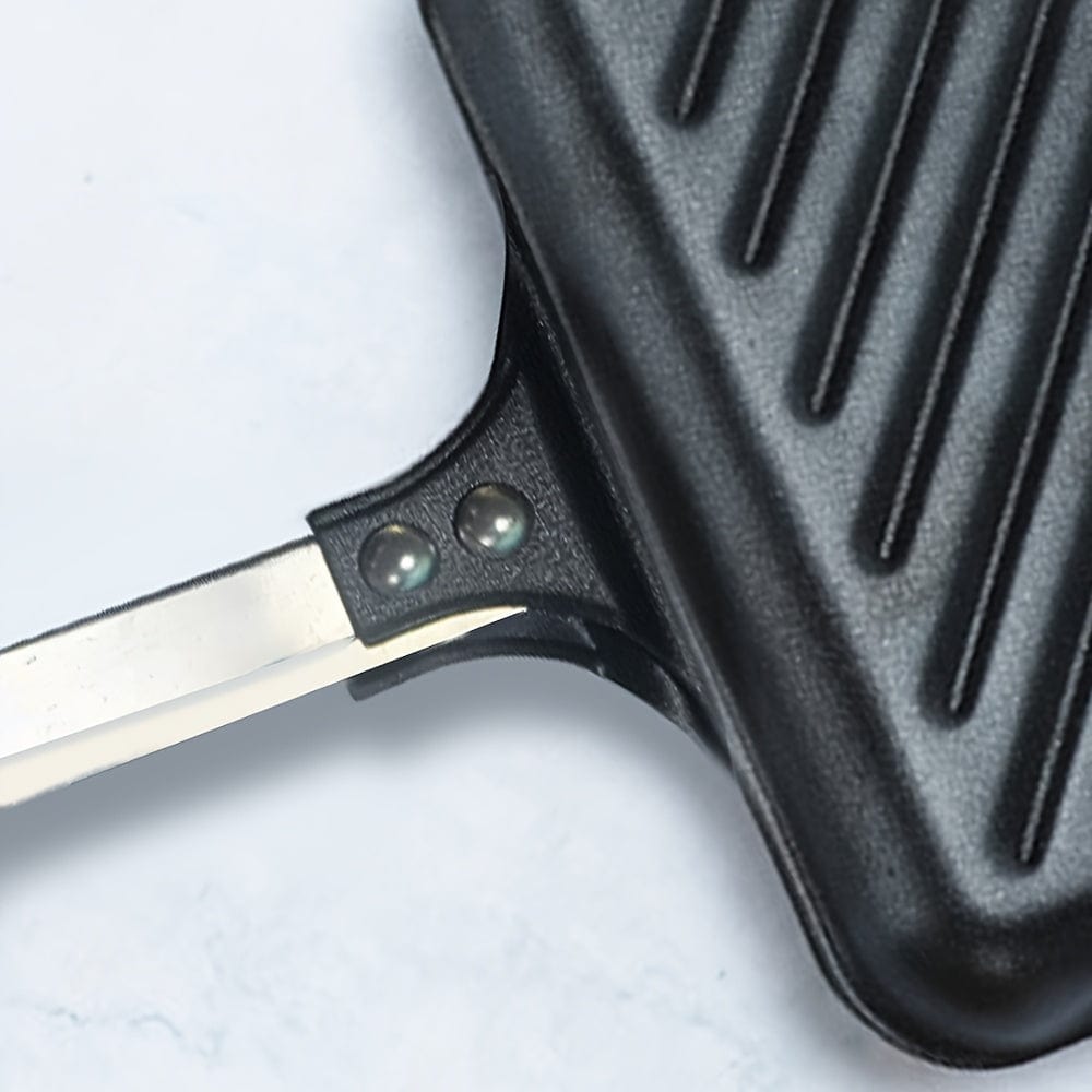 Demontowalny grill do kanapek na gaz/indukcję, płyty nieprzywierające, czarny Czarny Cuisine Pratique Polska