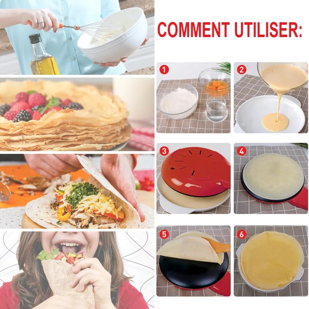 Elektryczna naleśnikarka do idealnych naleśników Cuisine Pratique Polska
