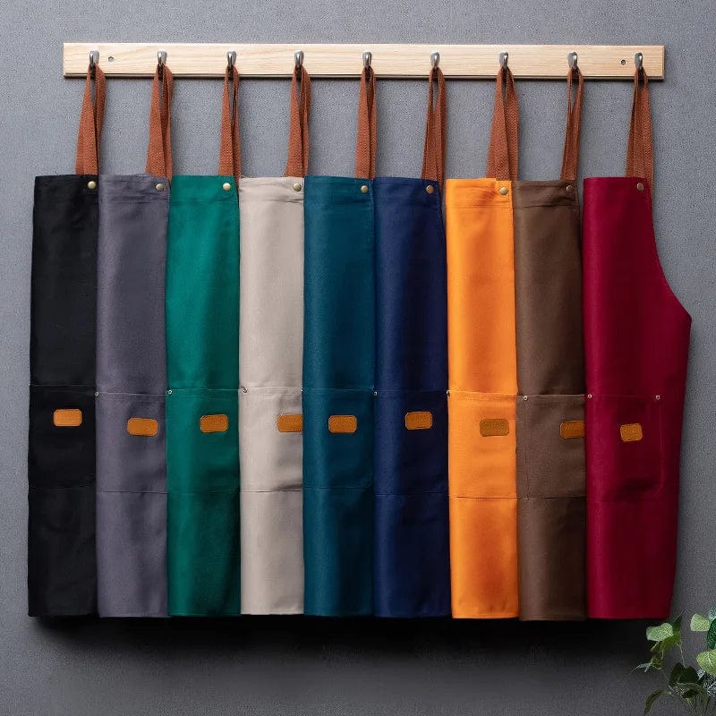 Fartuch kuchenny unisex z włókniny - Niebiesko-zielony - Dla szefów kuchni, grillów, restauracji Niebiesko-zielony / Dorosły Unisex Cuisine Pratique Polska