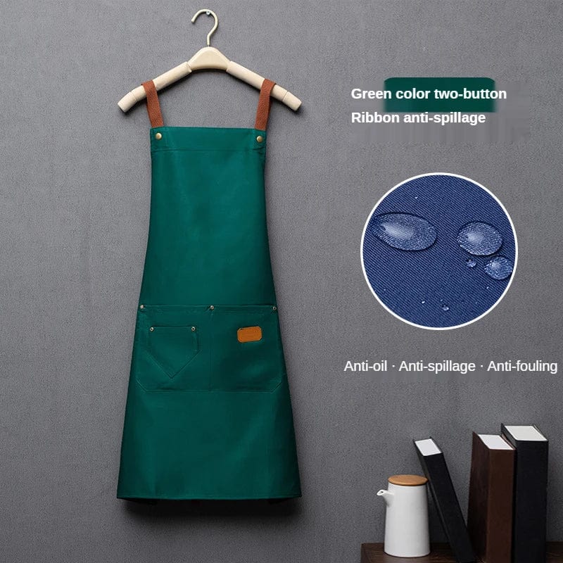 Fartuch kuchenny unisex z włókniny - Niebiesko-zielony - Dla szefów kuchni, grillów, restauracji Niebiesko-zielony / Dorosły Unisex Cuisine Pratique Polska