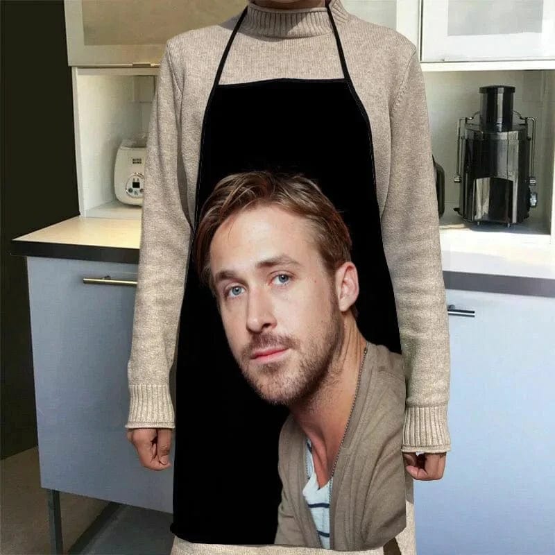 Fartuch kuchenny z nadrukiem Ryan Gosling 6 / 68x95cm Cuisine Pratique Polska