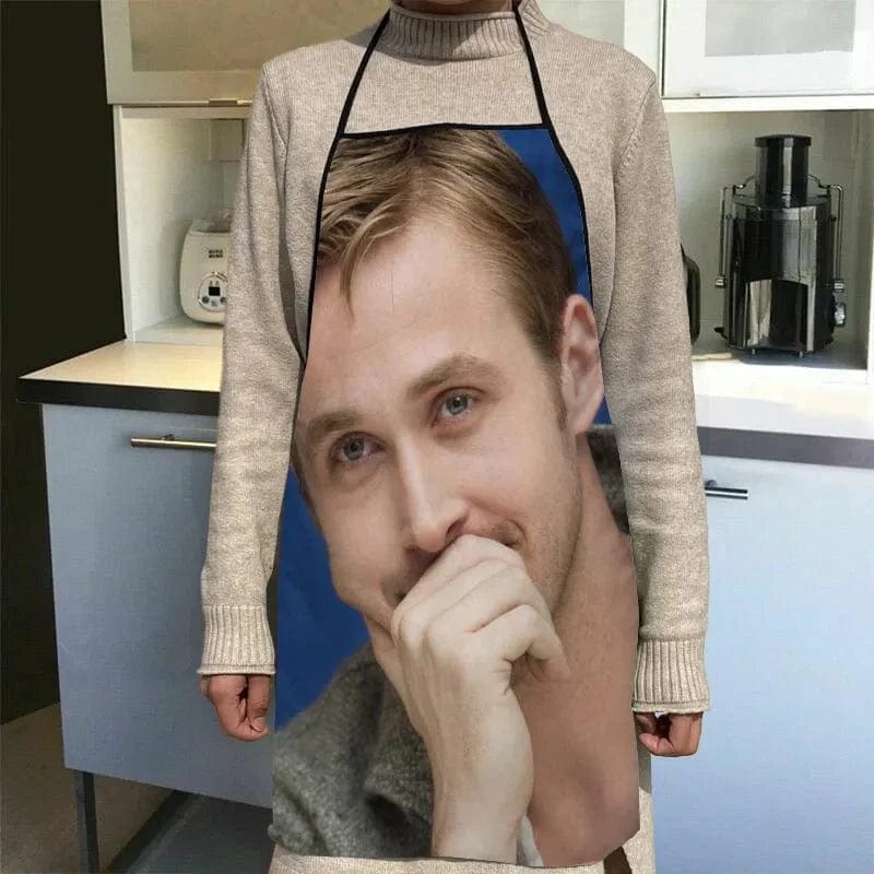 Fartuch kuchenny z nadrukiem Ryan Gosling 7 / 68x95cm Cuisine Pratique Polska