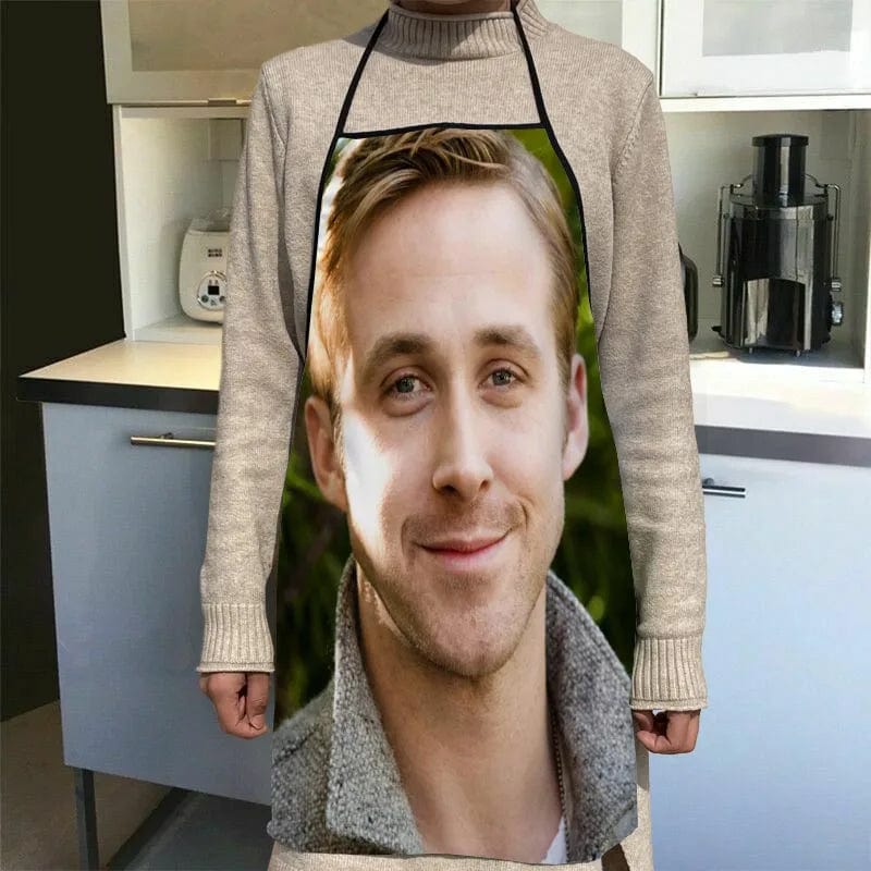 Fartuch kuchenny z nadrukiem Ryan Gosling 8 / 68x95cm Cuisine Pratique Polska