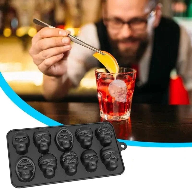 Forma do kostek lodu Czaszka 10 przegródek Tytuł domyślny Cuisine Pratique Polska