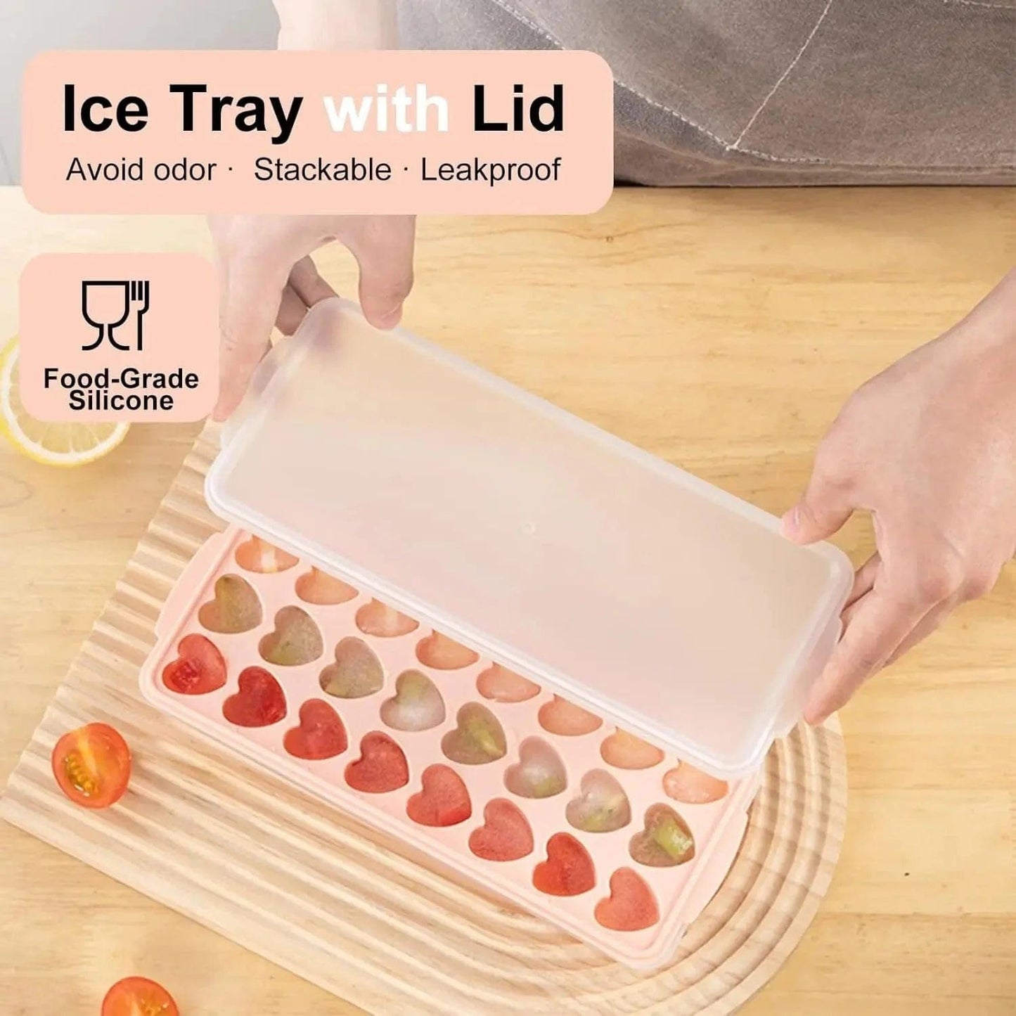 Forma do kostek lodu w kształcie serca Cuisine Pratique Polska