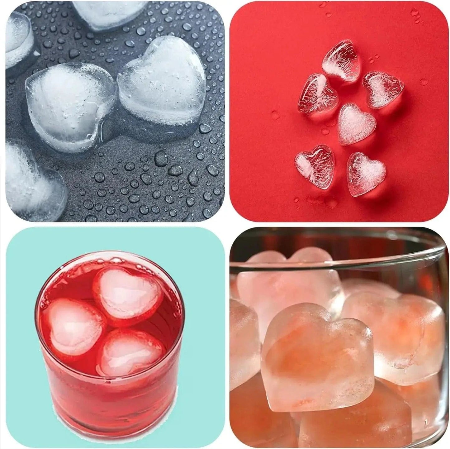 Forma do kostek lodu w kształcie serca Cuisine Pratique Polska