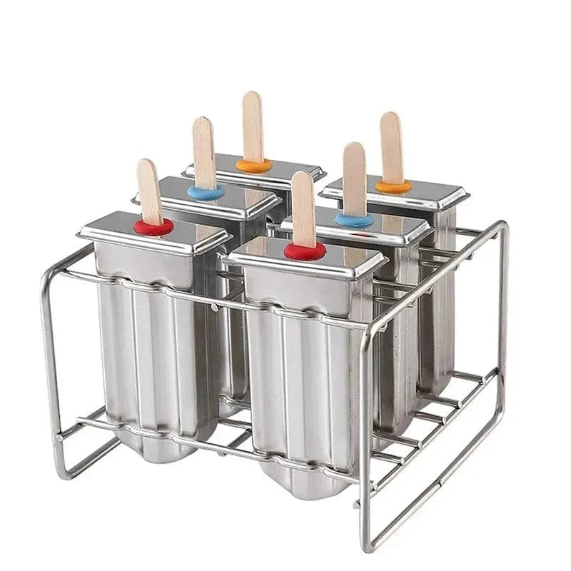 Forma do lodów ze stali nierdzewnej na lody Popsicles i Eskimos 6 Cuisine Pratique Polska