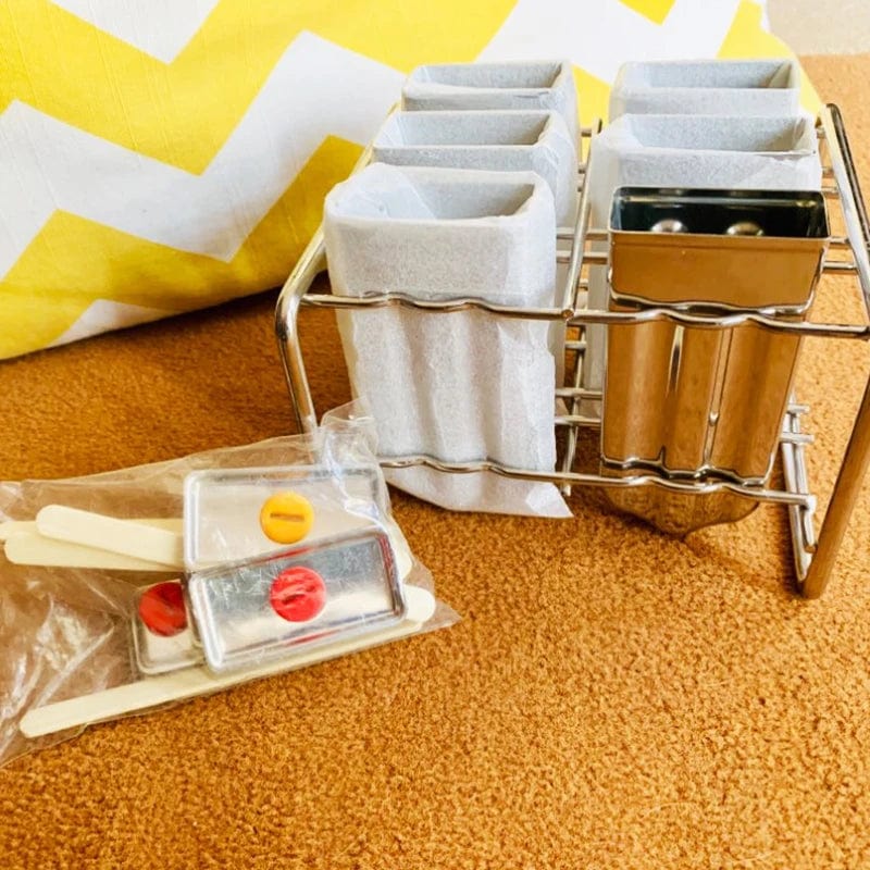 Forma do lodów ze stali nierdzewnej na lody Popsicles i Eskimos Cuisine Pratique Polska