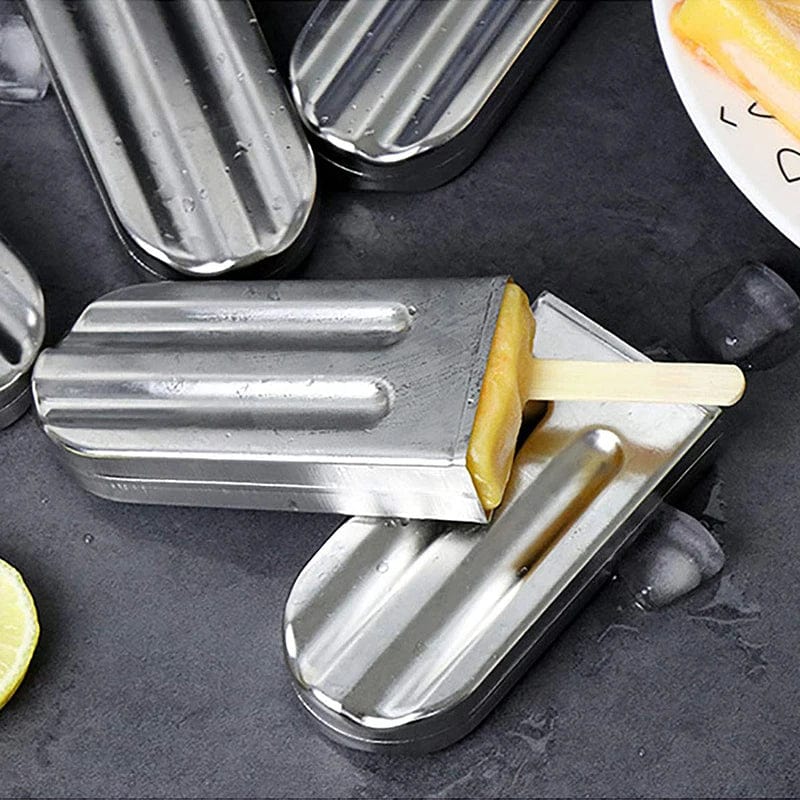 Forma do lodów ze stali nierdzewnej na lody Popsicles i Eskimos Cuisine Pratique Polska