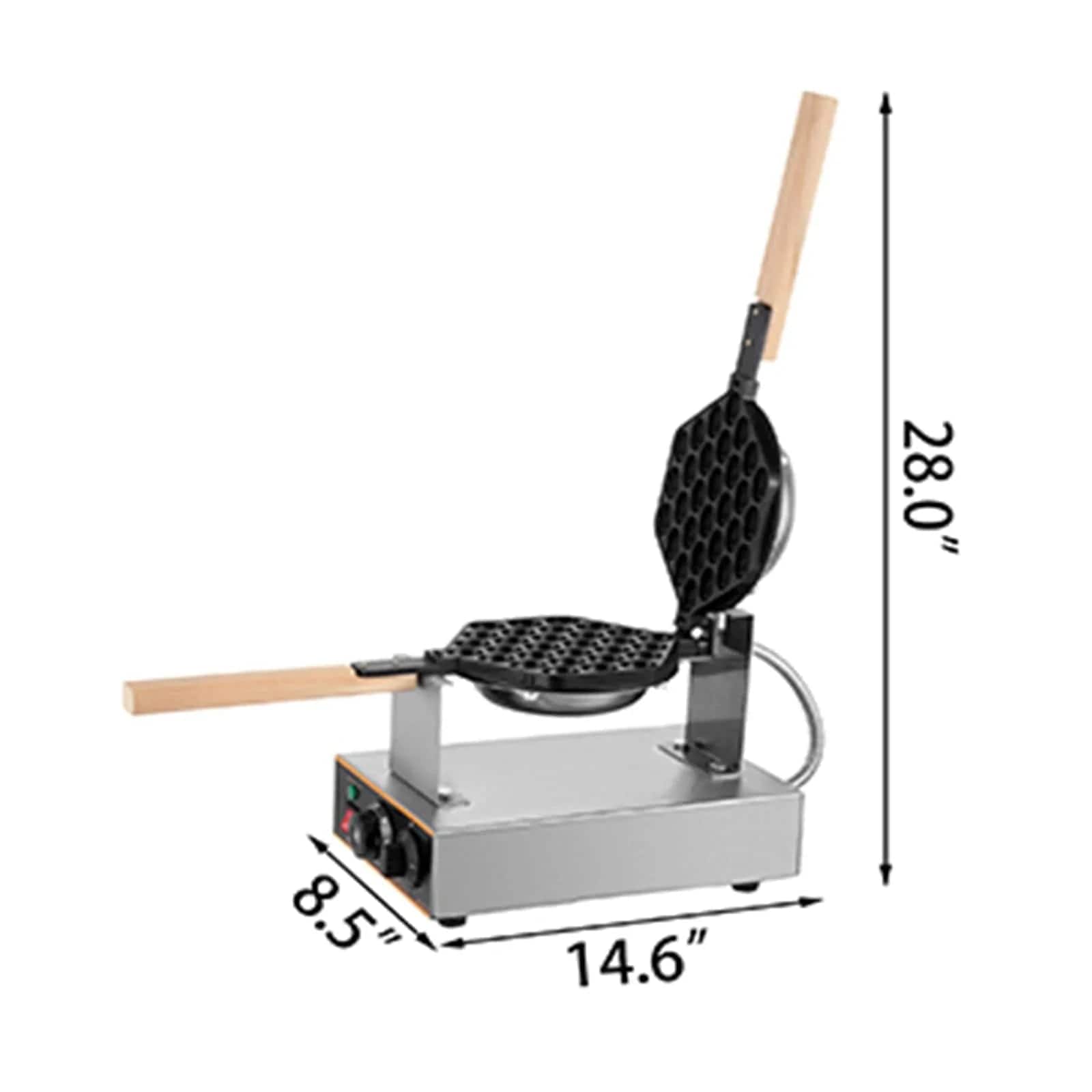 Gofrownica elektryczna ze stali nierdzewnej - 4 gofry Cuisine Pratique Polska