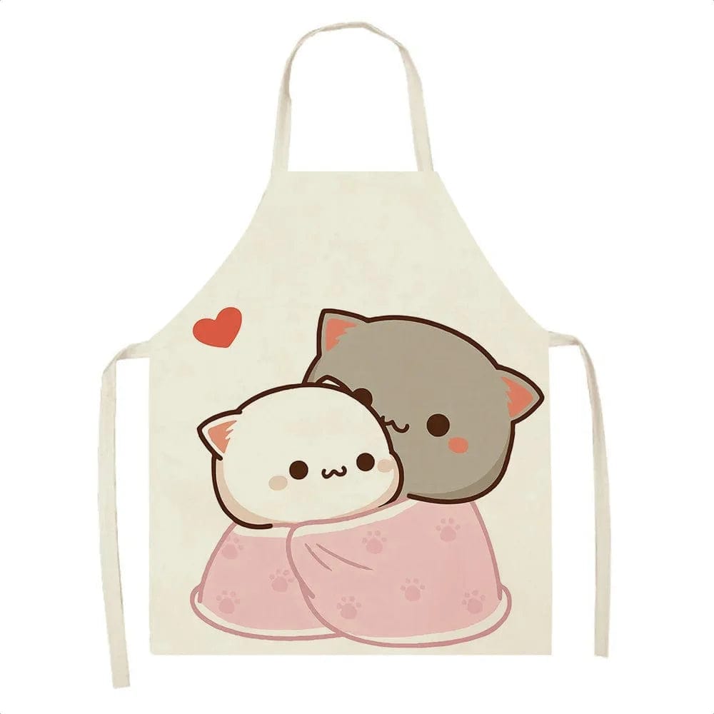 Kawaï Fartuch kuchenny Cute Cartoon Cats - Rozmiar dziecięcy D / Dzieci: 47 x 38 cm Cuisine Pratique Polska