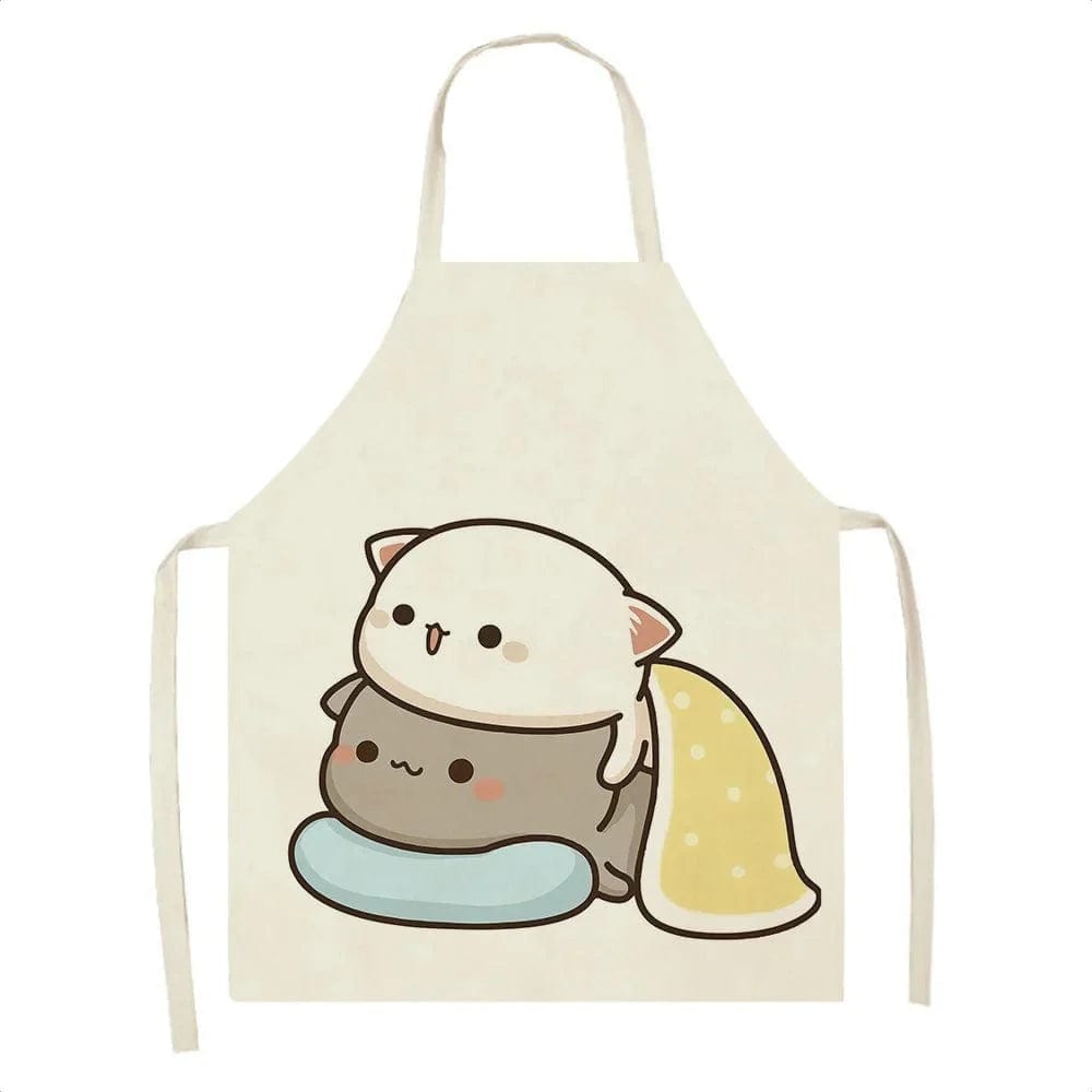 Kawaï Fartuch kuchenny Cute Cartoon Cats - Rozmiar dziecięcy E / Dzieci: 47 x 38 cm Cuisine Pratique Polska