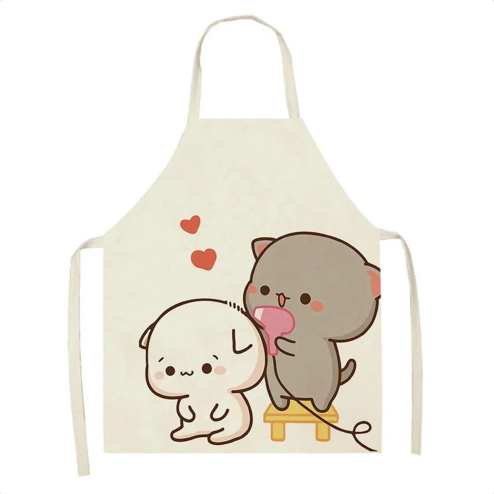 Kawaï Fartuch kuchenny Cute Cartoon Cats - Rozmiar dziecięcy F / Dzieci: 47 x 38 cm Cuisine Pratique Polska