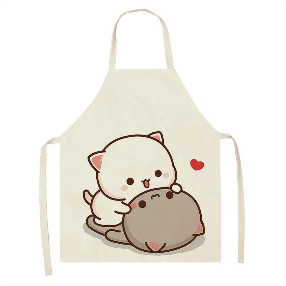 Kawaï Fartuch kuchenny Cute Cartoon Cats - Rozmiar dziecięcy G / Dzieci: 47 x 38 cm Cuisine Pratique Polska
