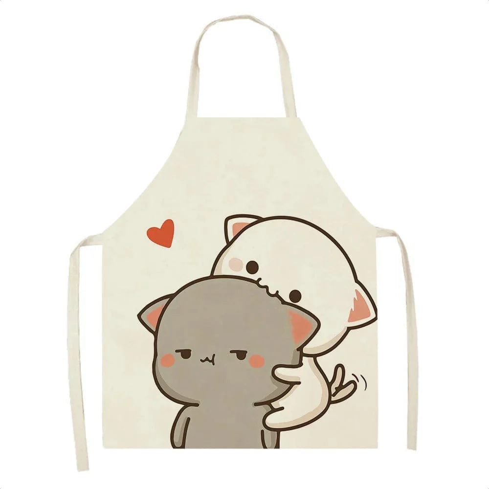 Kawaï Fartuch kuchenny Cute Cartoon Cats - Rozmiar dziecięcy I / Dzieci: 47 x 38 cm Cuisine Pratique Polska