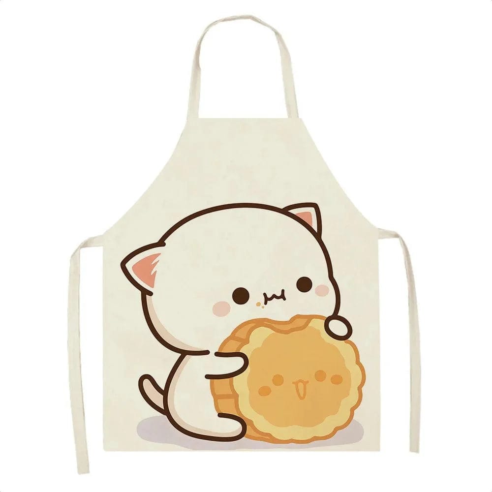 Kawaï Fartuch kuchenny Cute Cartoon Cats - Rozmiar dziecięcy N / Dzieci: 47 x 38 cm Cuisine Pratique Polska