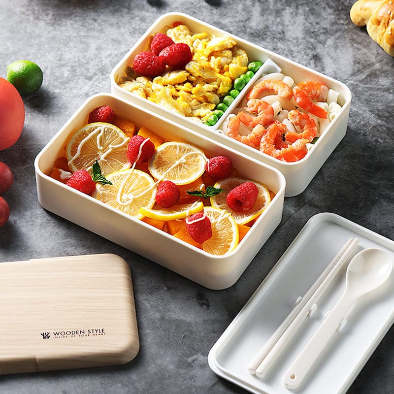 Klasyczne Bento z 2 przegrodami Cuisine Pratique Polska