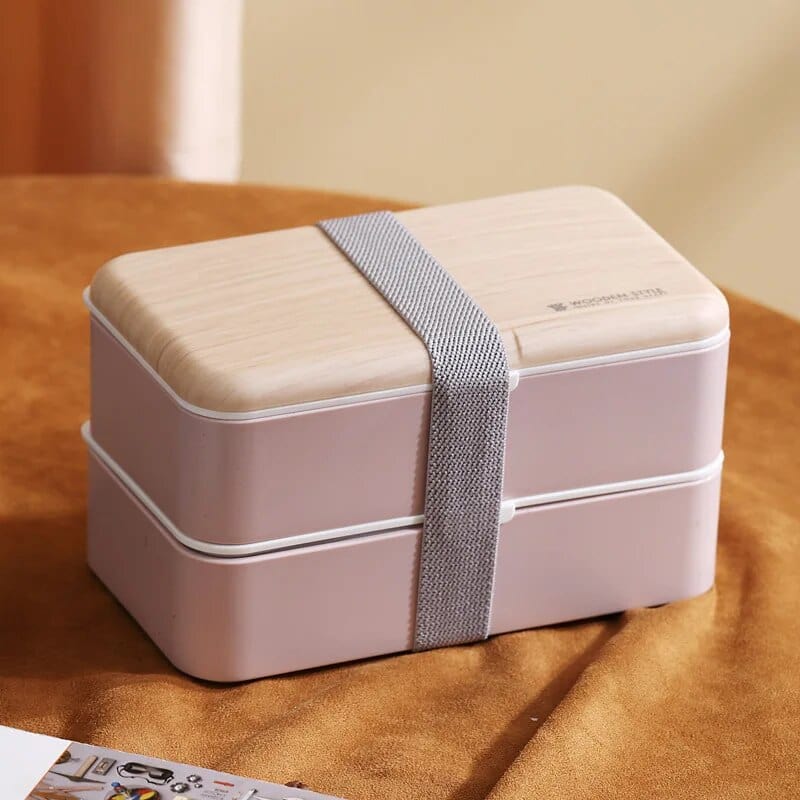 Klasyczne Bento z 2 przegrodami Róża Cuisine Pratique Polska