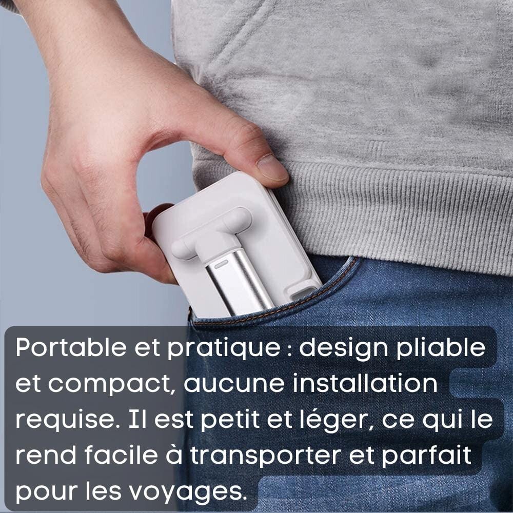 Kompaktowy, składany i regulowany uchwyt na smartfon i tablet Cuisine Pratique Polska