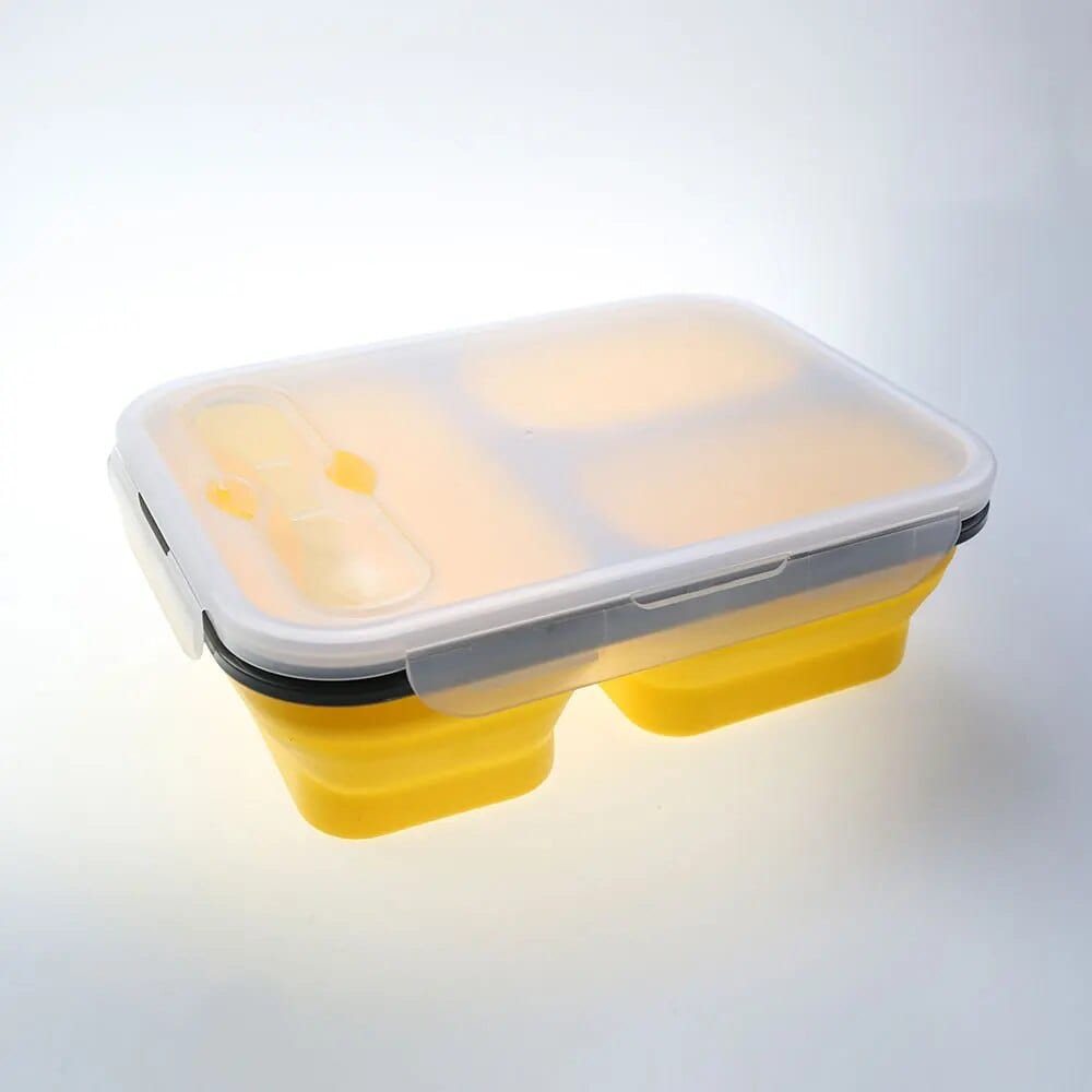 Kompaktowy, składany pojemnik na lunch z podwójną komorą Cuisine Pratique Polska