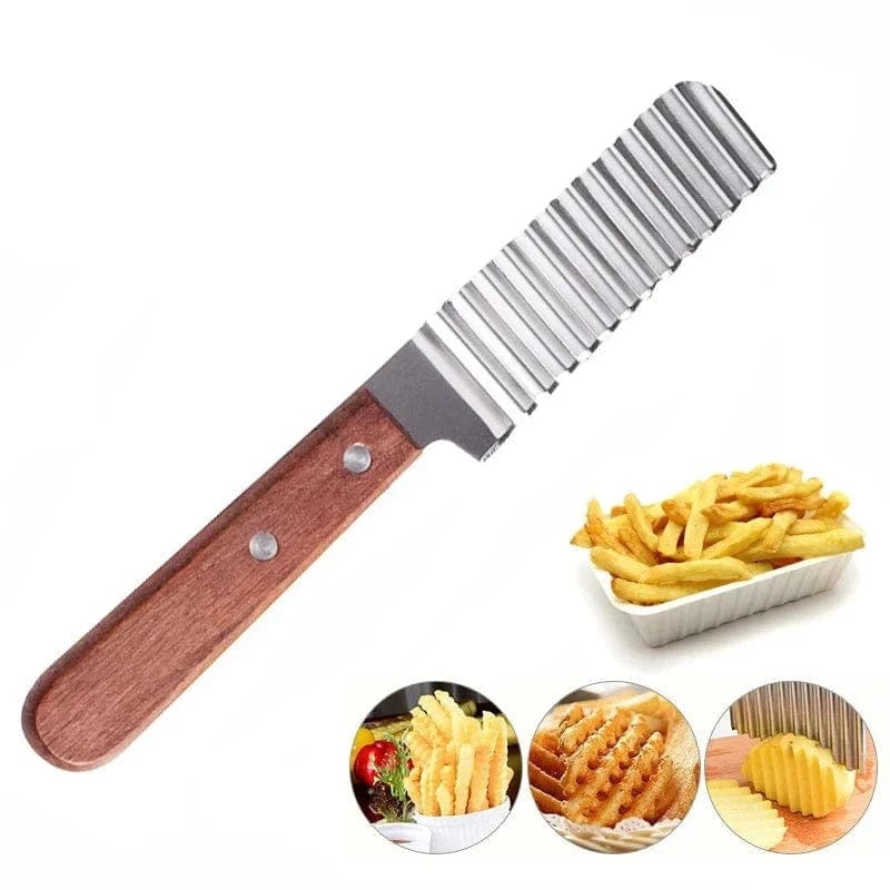 Krajalnica do frytek z karbowanym ostrzem ze stali nierdzewnej Tytuł domyślny Cuisine Pratique Polska