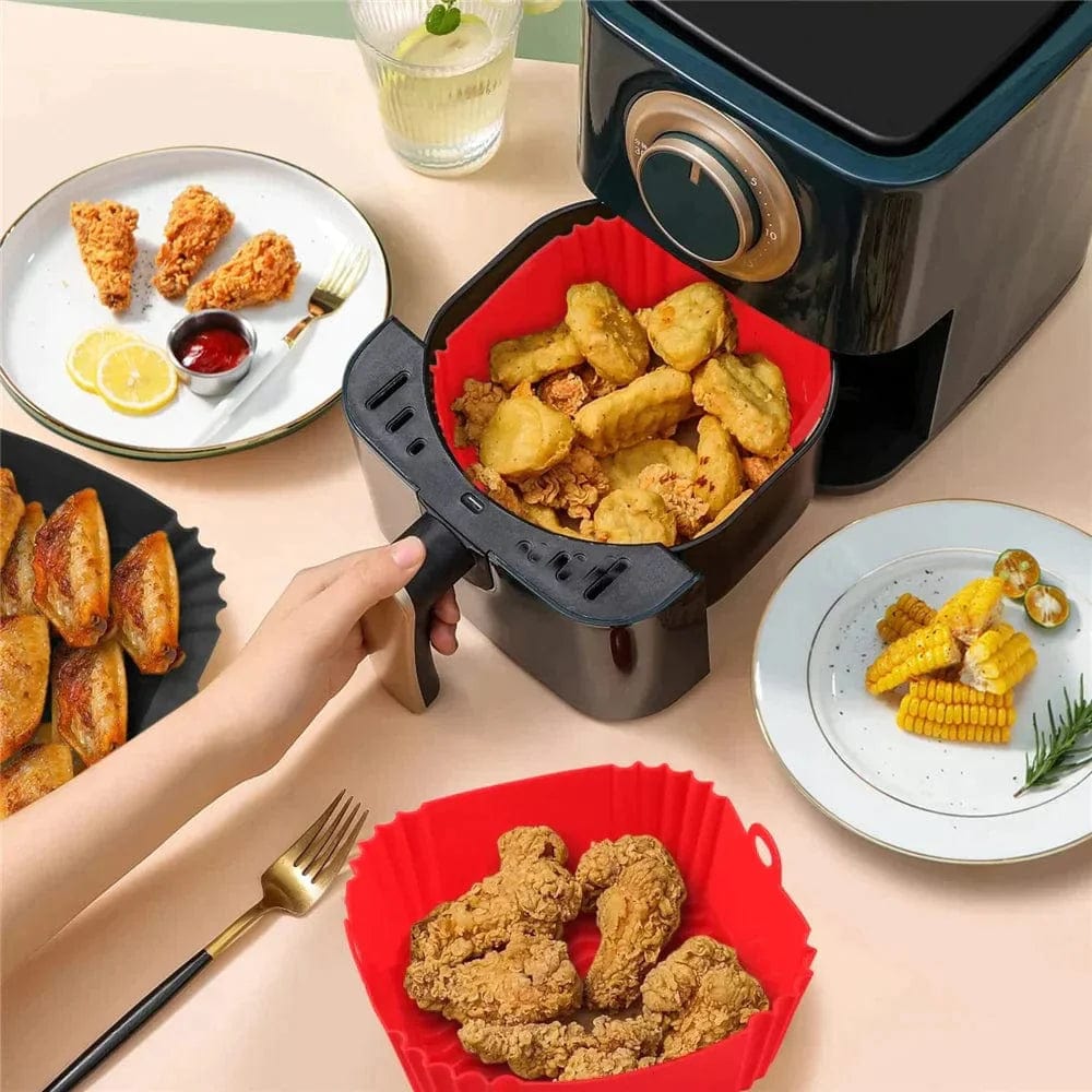 Kwadratowe formy silikonowe do frytownic bezolejowych Cuisine Pratique Polska