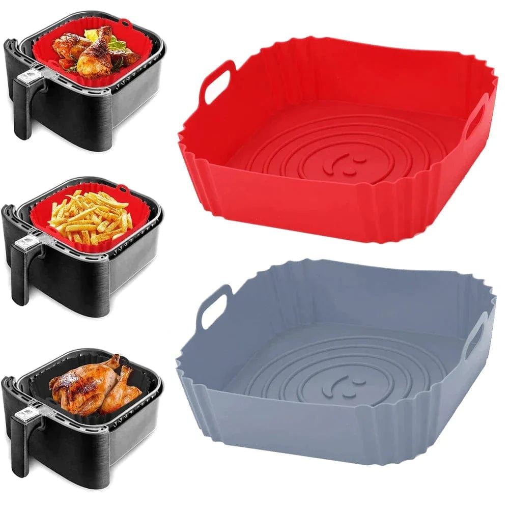 Kwadratowe formy silikonowe do frytownic bezolejowych Cuisine Pratique Polska
