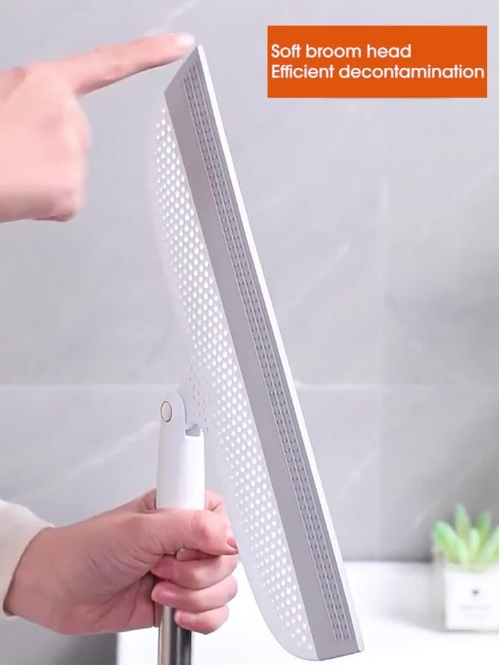 Magiczna miotła do czyszczenia podłóg, okien i płytek - kompletny zestaw do czyszczenia | CK61096 Miotła silikonowa 1 szt. Cuisine Pratique Polska