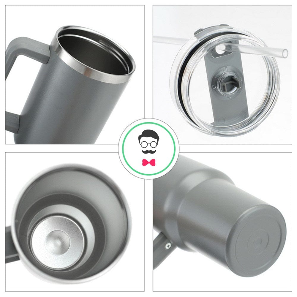 Mega Intelligent Insulated Bottle - Anthracite Grey 2 Szary antracyt Cuisine Pratique Polska