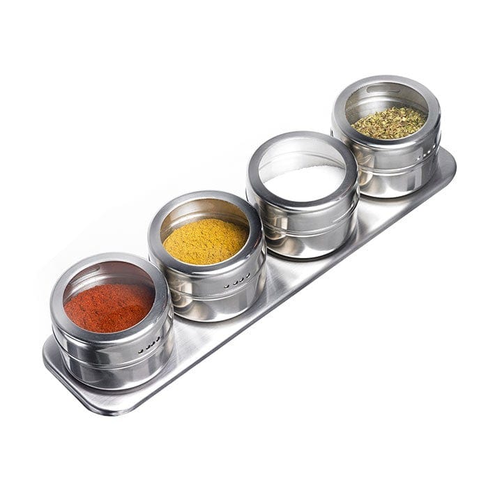 Metalowe słoiki do przechowywania przypraw 4 słoiki Cuisine Pratique Polska