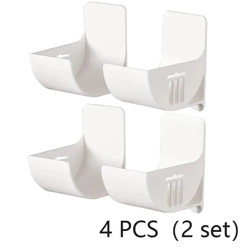 Montowany na ścianie dozownik plastikowych worków na śmieci Kitchen Bath - Zestaw 4/2 - Chłodne przechowywanie worków na śmieci 4PCS-2SETS Cuisine Pratique Polska