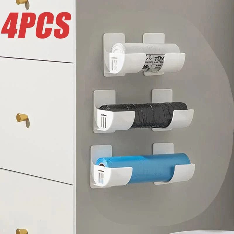 Montowany na ścianie dozownik plastikowych worków na śmieci Kitchen Bath - Zestaw 4/2 - Chłodne przechowywanie worków na śmieci Cuisine Pratique Polska