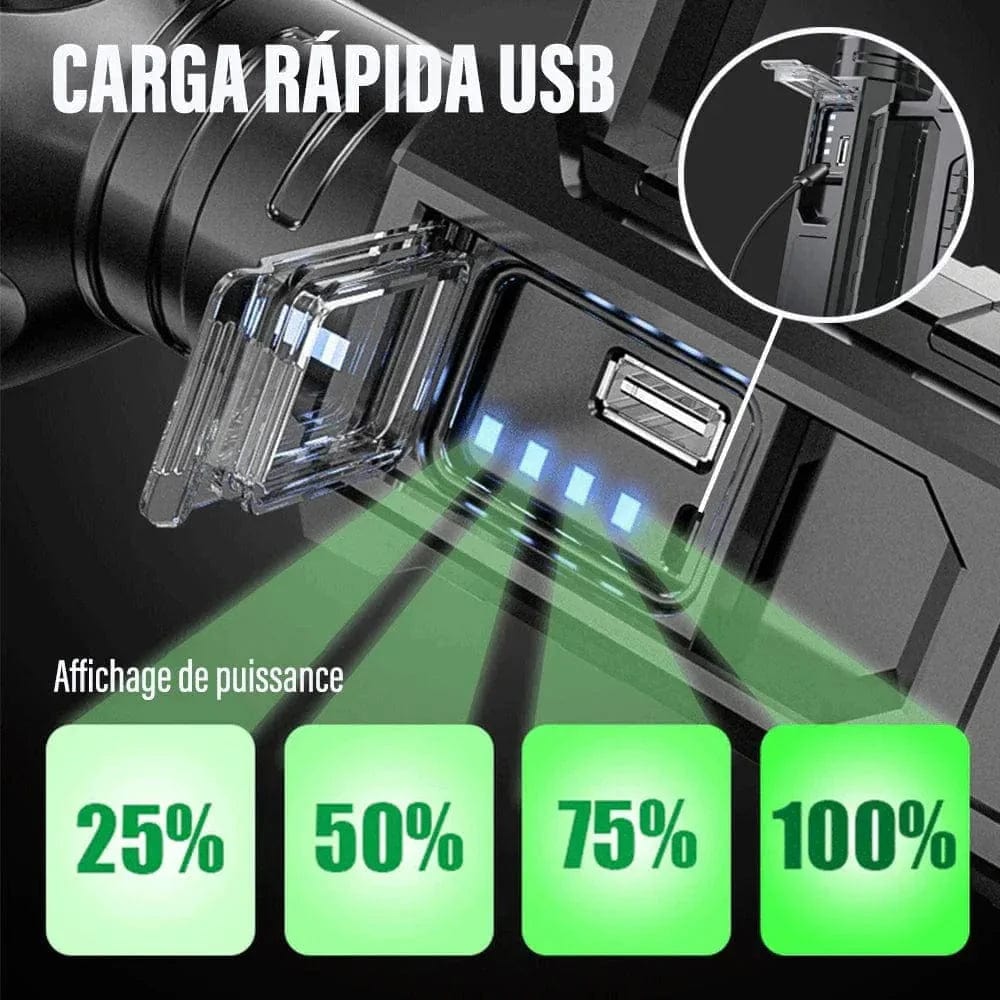 Najpotężniejsza na świecie latarka Blaze Lite Duży z uchwytem / USB Cuisine Pratique Polska