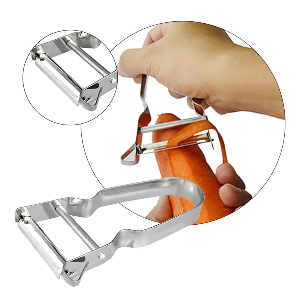 Obieraczka Trio Magic ze stali nierdzewnej typu U - ekologiczne narzędzie kuchenne Tytuł domyślny Cuisine Pratique Polska