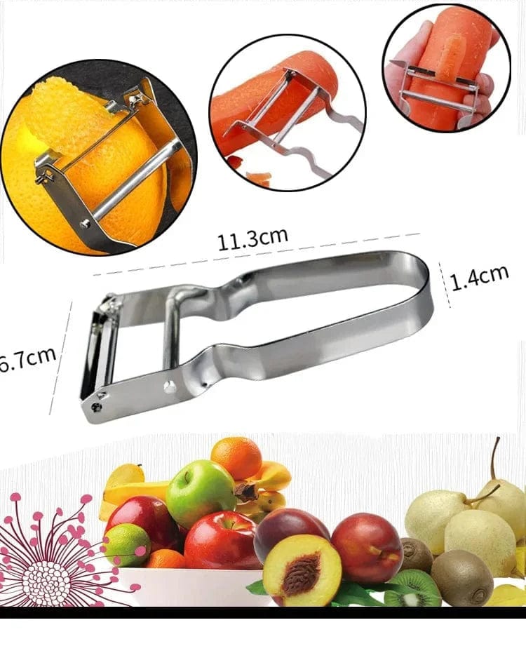 Obieraczka Trio Magic ze stali nierdzewnej typu U - ekologiczne narzędzie kuchenne Tytuł domyślny Cuisine Pratique Polska