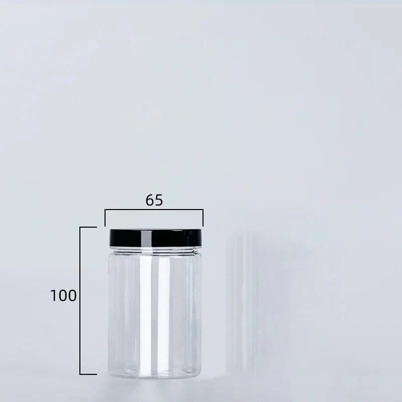 Okrągła butelka do przechowywania z czarną pokrywką 500ml Cuisine Pratique Polska