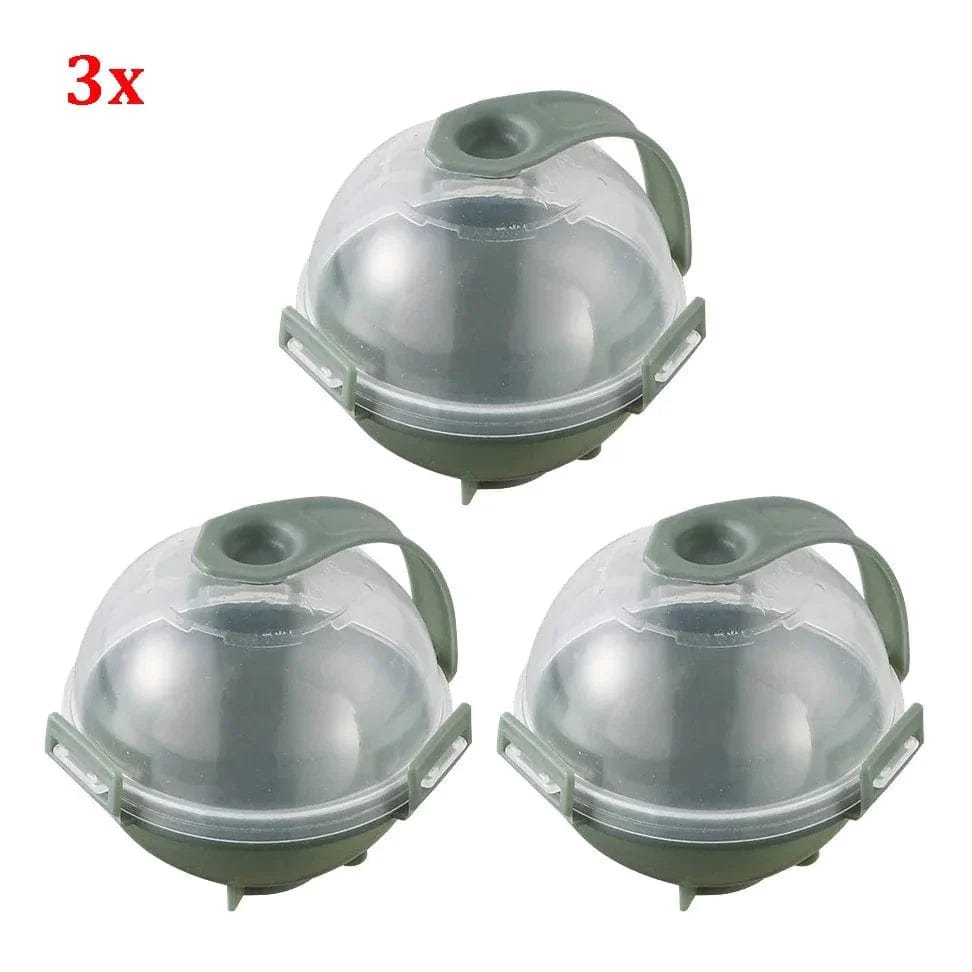 Okrągła foremka na kostki lodu do wszystkich napojów 3 zielone małże Cuisine Pratique Polska