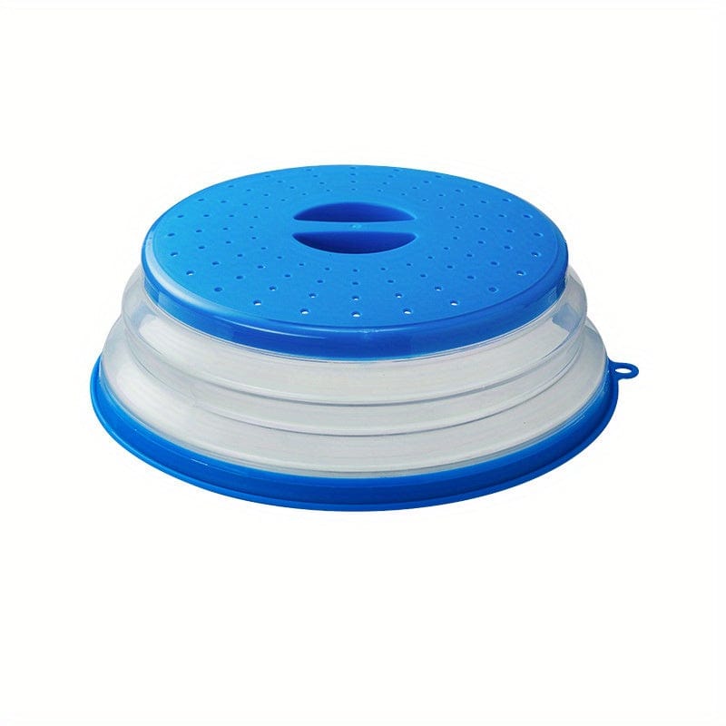 Okrągła, wentylowana, składana osłona kuchenki mikrofalowej z uchwytem, zmywalny filtr żywności, przybory kuchenne Niebieski A Cuisine Pratique Polska