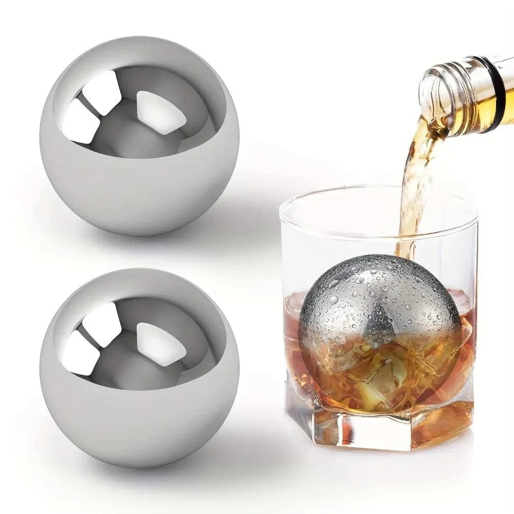 Okrągłe kostki lodu ze stali nierdzewnej wielokrotnego użytku Tytuł domyślny Cuisine Pratique Polska