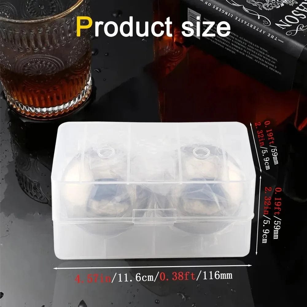 Okrągłe kostki lodu ze stali nierdzewnej wielokrotnego użytku Tytuł domyślny Cuisine Pratique Polska