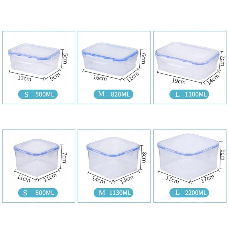 Plastikowe pudełko na lunch dla dzieci, 6 rozmiarów - ekologiczne, do mikrofalówki, hermetyczne Cuisine Pratique Polska