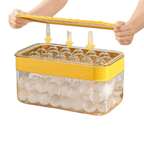 Praktyczna i innowacyjna tacka na kostki lodu 22 okrągłe kostki lodu Cuisine Pratique Polska
